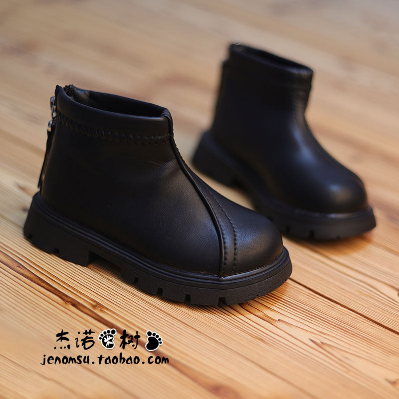 宝宝马丁靴4-5-6-7-10岁二棉短靴