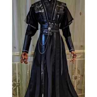 墨燃cos服古风二次元黑瞎子cosplay万用套装黑水长庚劲装黑色古装