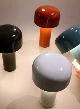 户外便捷式台灯意大利蘑菇台灯床头氛围灯书房卧室儿童房装饰台灯