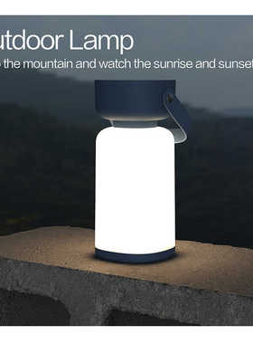 便携户外露营手提氛围小夜灯无线充电现代简约创意挂魔光瓶小台灯