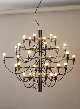 意大利别墅客厅吊灯创意设计师盛夏的果实挑空楼梯间灯具餐厅吊灯