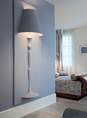 意式墙壁落地灯设计师客厅书房石膏壁灯餐厅卧室嵌入式装饰落地灯