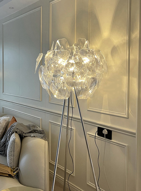 意式设计师艺术松果落地灯轻奢客厅卧室沙发旁氛围立式高级装饰灯