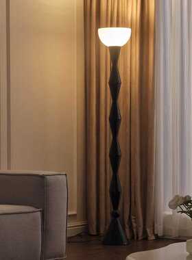 北欧简约美式复古雨林落地灯卧室床头客厅中古装饰沙发立式氛围灯