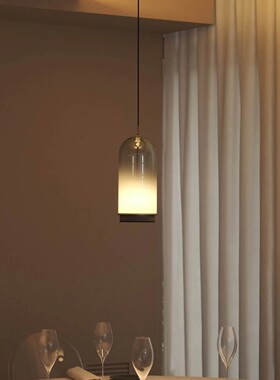 米兰展北欧简约玻璃吊灯现代创意个性艺术吧台餐厅卧室床头小吊灯