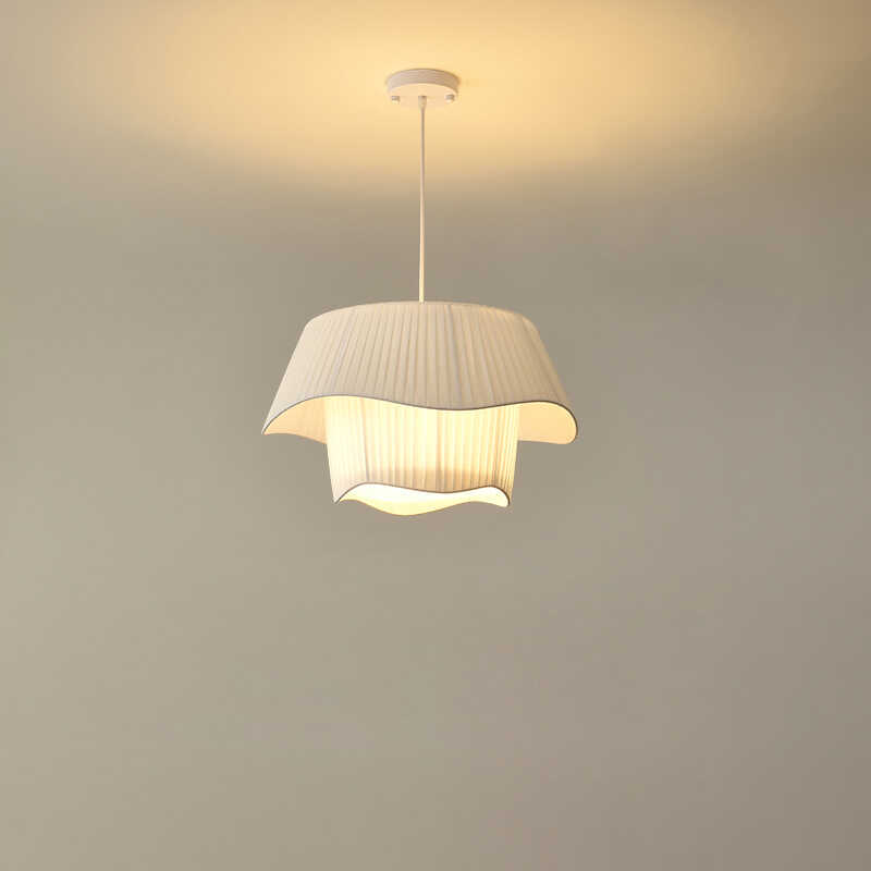 布艺奶油民宿餐厅主卧灯具ins风