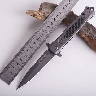 全钢防身小刀折叠刀具水果刀锋利野外生存勃朗宁露营便携随身刀