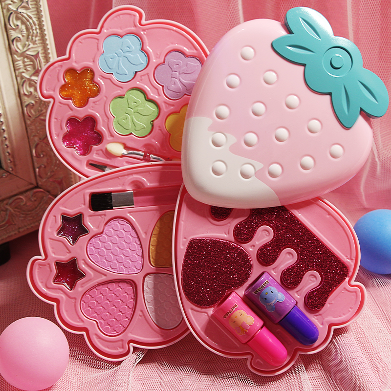 儿童化妆品套装无毒女孩化妆盒玩具公主彩妆盒全套女童3生日礼物6