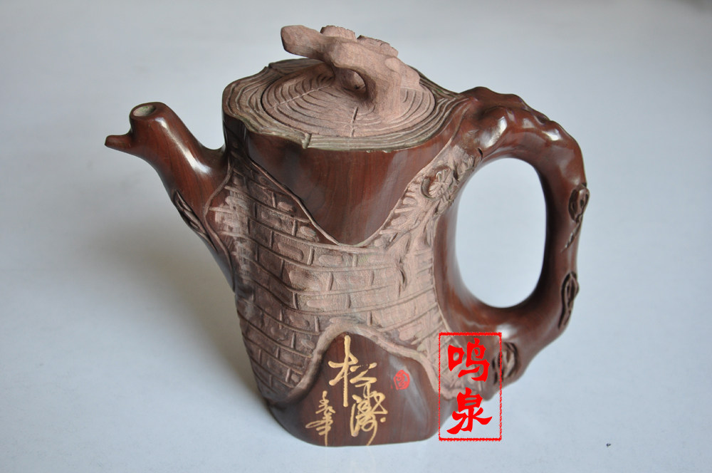 泰山木鱼石木鱼石茶杯木鱼石杯 木鱼石 木鱼石新品梅花桩半抛单壶