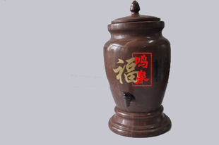 木鱼石水桶，泰山长清木鱼石水缸，矿化饮水机，木鱼石净水器具杯
