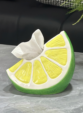 创意水果造型陶瓷纸巾盒