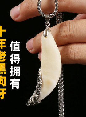 辅缘阁黑狗牙正宗狗牙十年老牙
