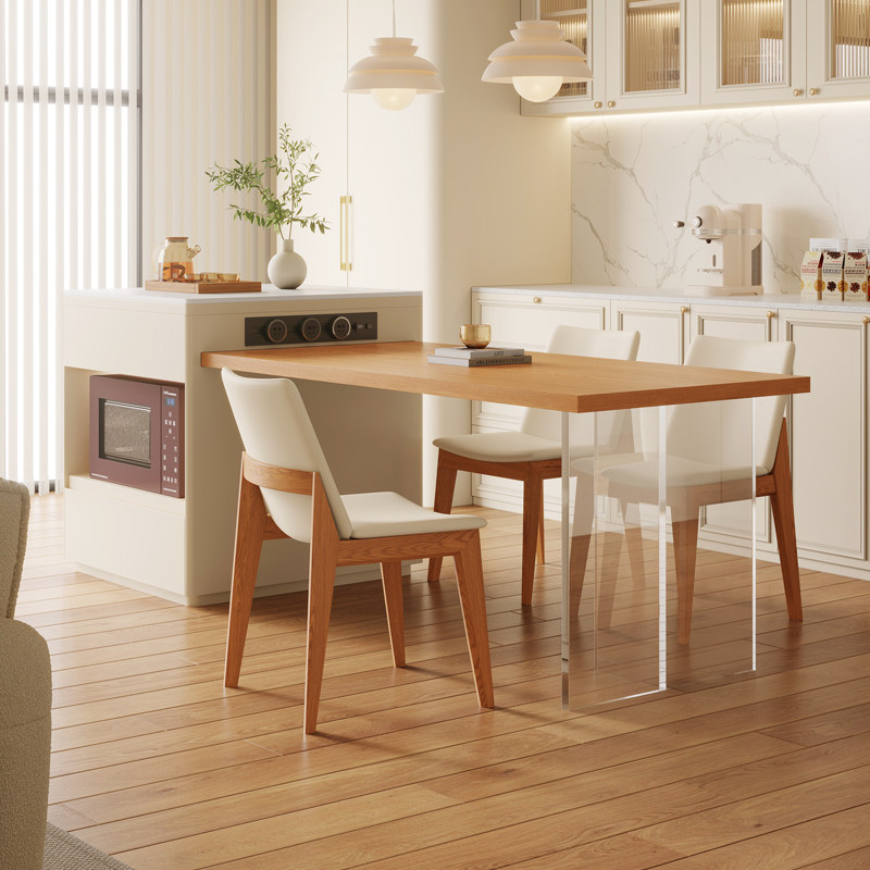 多功能成品岛台餐桌一体家用