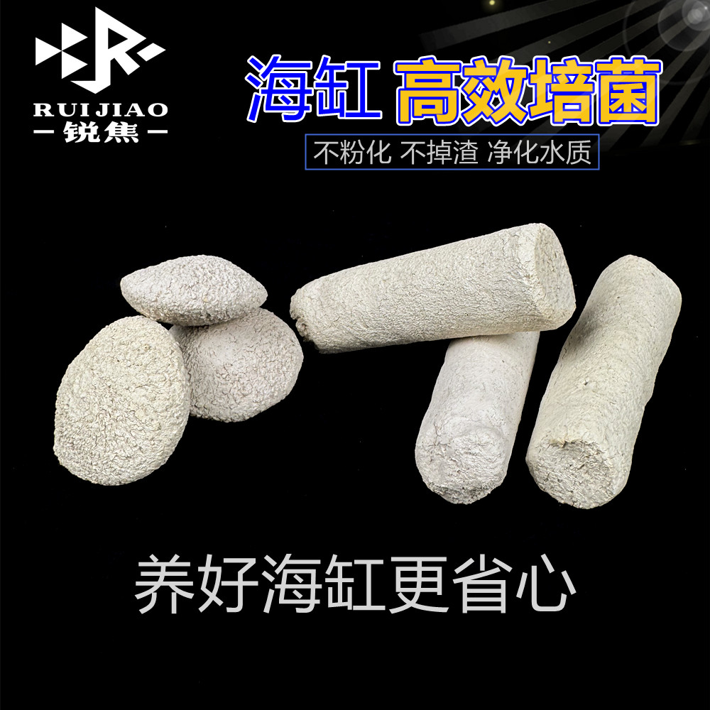 海缸专用细菌屋神砖过滤神棍滤材珊瑚缸降低NO3PO4陪菌石陶瓷高温