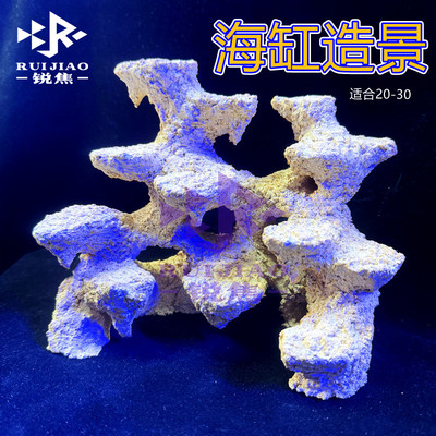 珊瑚小缸海缸造景非活石死石基拉戈爪哇石纯鱼缸FOT2030456免暴藻
