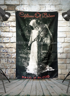 CHILDREN OF BODOM博多之子乐队摇滚挂旗挂布窗帘门帘酒吧纹身