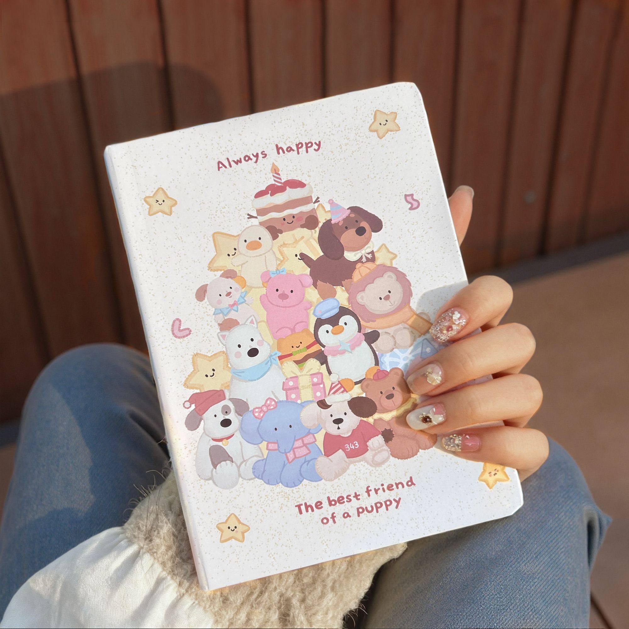 可爱的动物园高颜值insA5硬壳卡通笔记本韩系ins风笔记本记事本,文具电教/文化用品/商务用品,手帐/日程本/计划本,淘宝优惠券,粉丝福利购,淘宝优惠卷