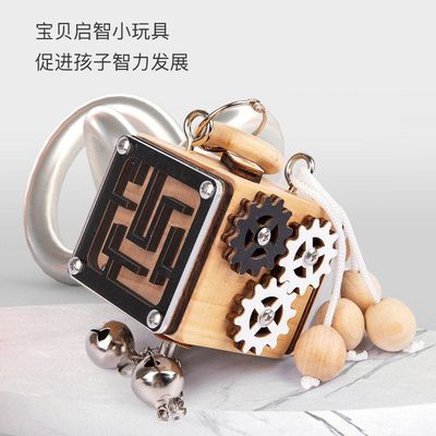 儿童早教忙碌板快蒙特梭利智力开发益智玩具幼儿园教具忙碌立方体