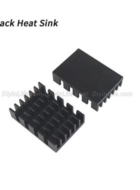 黑色散热片20x14x5.5(mm) 散热辅助小配件
