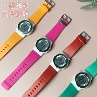电子手表女款学生初中高颜值简约气质运动防水独角兽女生初高中生