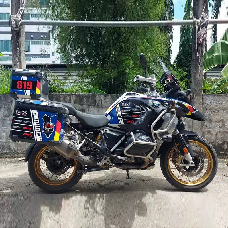 适用宝马水鸟r1250adv r1200贴花改装防水贴纸拉花车身贴版画车贴