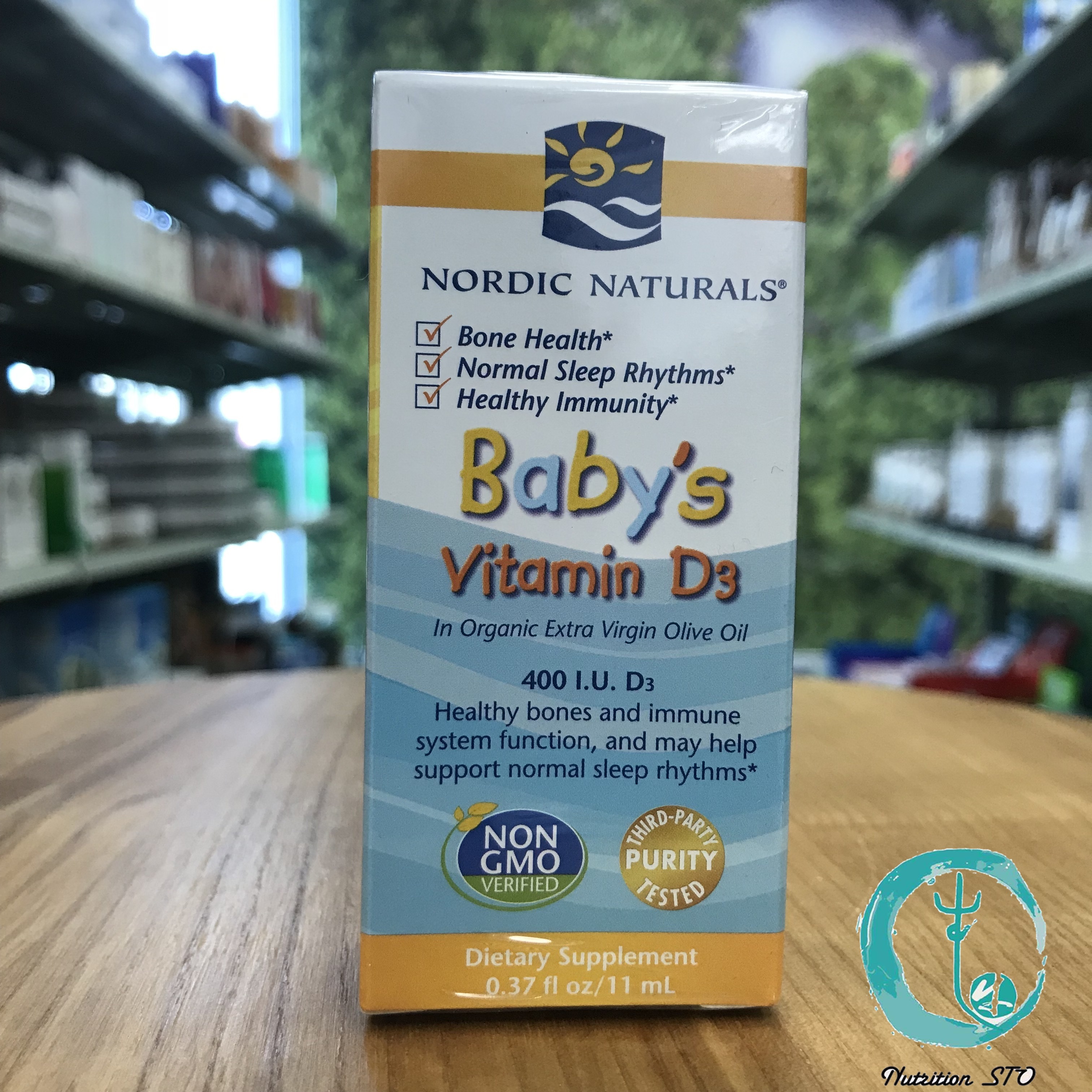 新西兰直邮 Nordic Naturals 挪威小鱼婴儿维生素 D3滴剂 11ML