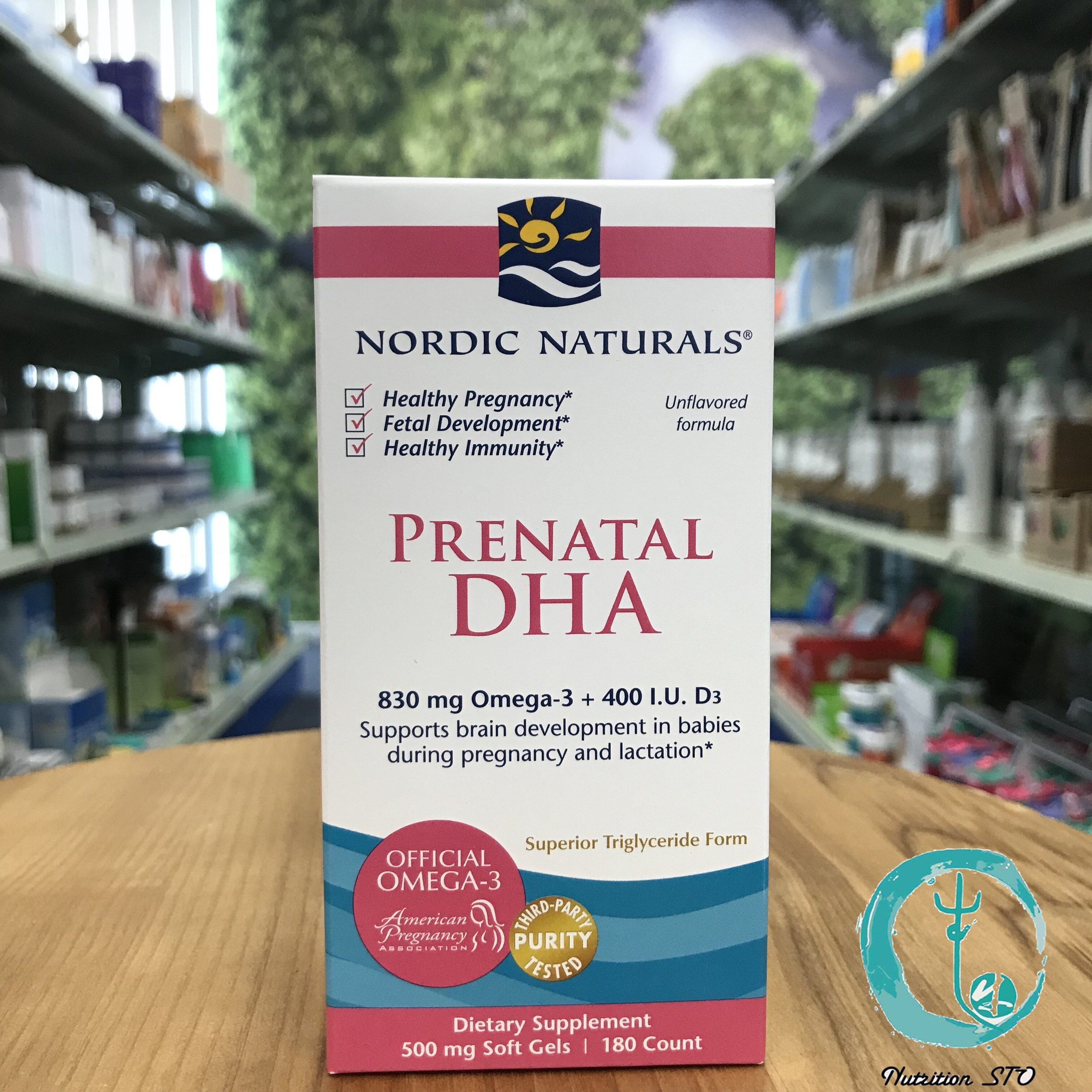 新西兰直邮 挪威小鱼nordic naturals孕妇/哺乳期鱼油dha180粒