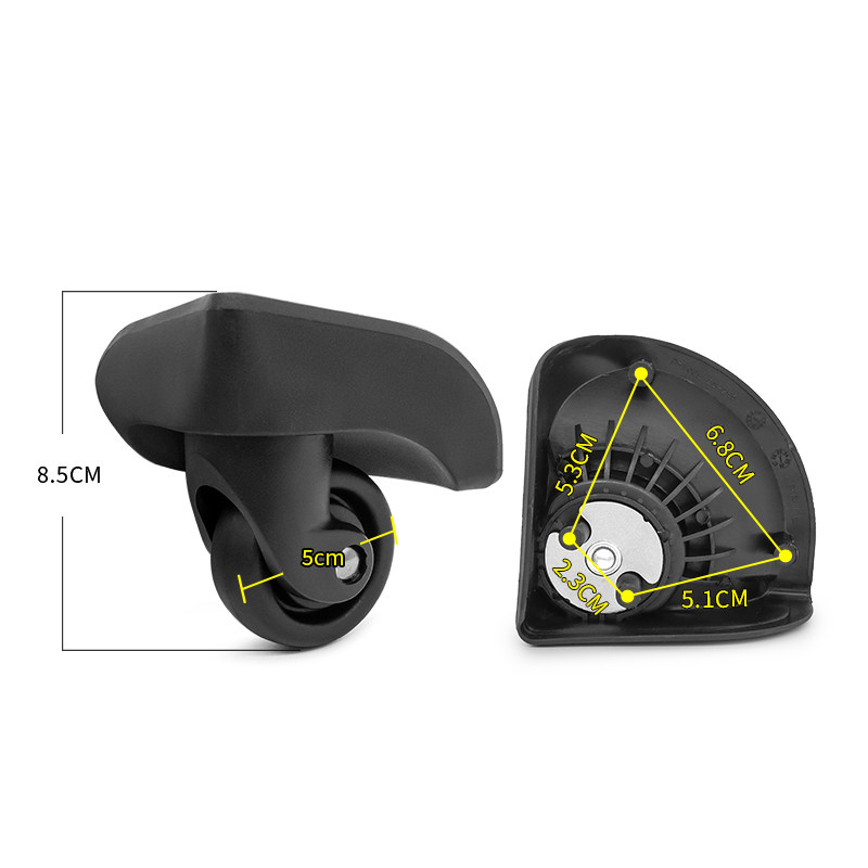 BW067#美旅行李箱轮子更换拉杆箱D-100/ZD-255万向轮配件皮箱滚轮