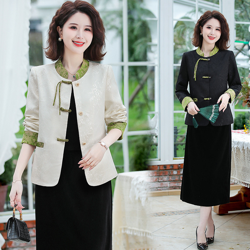 新中式国风外套女短款小香风2024春秋新款汉元素盘扣改良气质上衣,女装/女士精品,中老年女装,淘宝优惠券,粉丝福利购,淘宝优惠卷