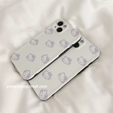 Hello kitty, apple, брендовый мультяшный белый совместимый iPhone 13, милый чехол для телефона, силиконовый креативный защитный чехол, японские и корейские, iphone, 12, 13promax, 8, 8plus