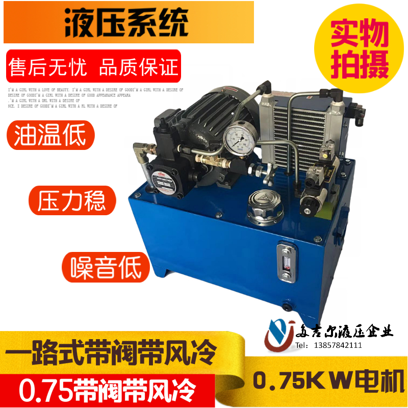 液压系统总成小型液压站1.5/2.2/3/5.5/7KW 电磁阀油泵站定做油缸 五金/工具 其他液压工具 原图主图