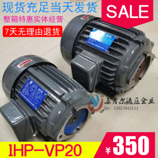 液压油泵电机组VP20 0.75KW1.5液压泵总成内轴电机液压站配件系统