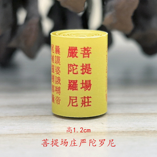 菩提场庄严陀罗尼咒完整微缩经文菩萨装藏佛像吊坠挂件用品随身带