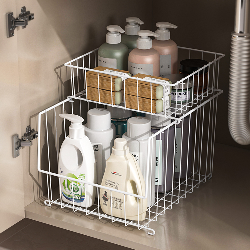 柜内分层收纳架卫生间储物篮