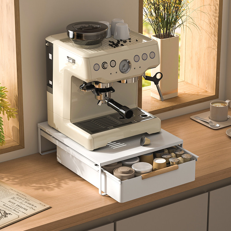 杯子收纳置物架桌面防尘器具抽拉式拉篮水杯双层吧台咖啡机增高架,家庭/个人清洁工具,杯架,淘宝优惠券,粉丝福利购,淘宝优惠卷