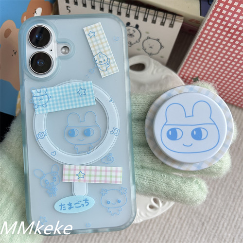 可爱拓麻歌子肤感磁吸手机壳