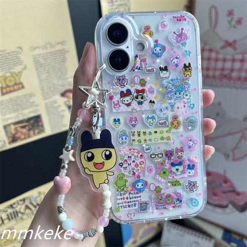 拓麻歌子双层imd闪粉手机壳