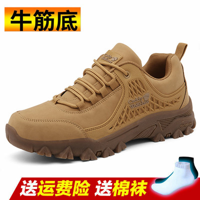 中年爸爸鞋软底牛筋底户外登山鞋
