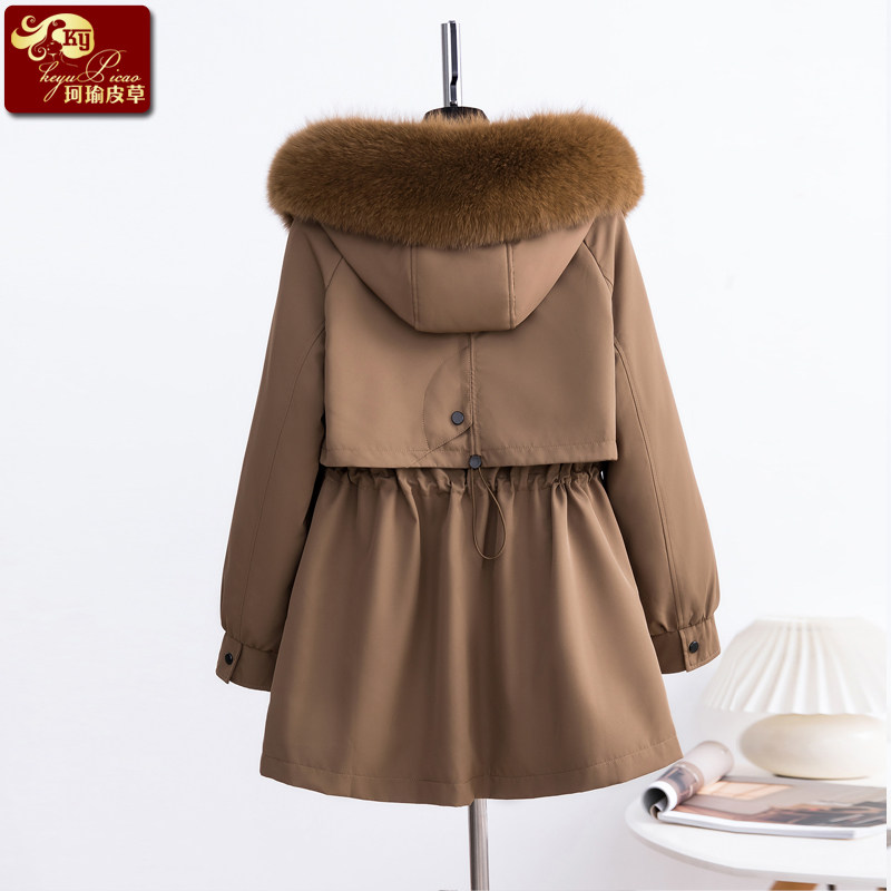 派克服女士冬外套皮草工厂直营