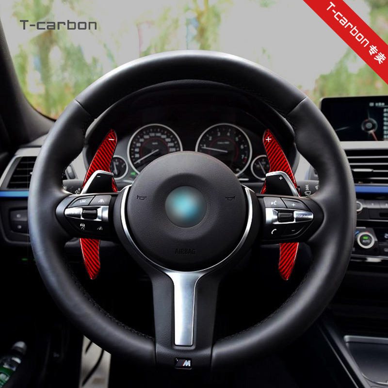 碳纤维方向盘改装宝马换挡拨片