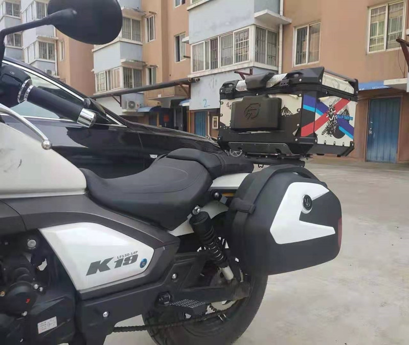 适用力帆v16摩托v250边箱k19侧箱龙嘉v途v霸bob250太子改装三箱