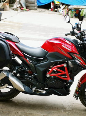 适用于豪爵DR160/150边箱HJ150-10D尾架150S护杠挡风挡泥板DR300