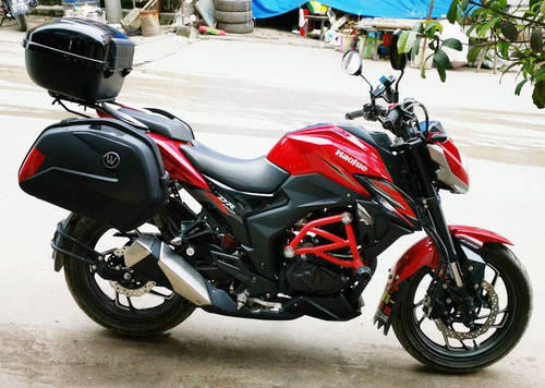 豪爵DR160边箱尾架挡风