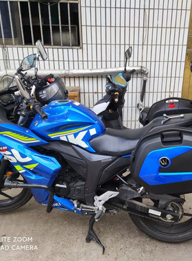 适用铃木极客飒GSX150F边箱侧边箱GIXXER155NK尾架护杠保险杠挡风