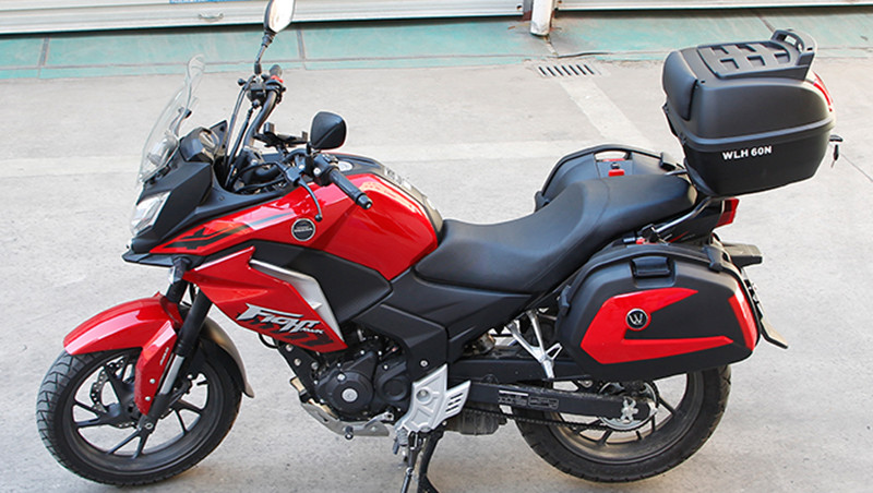 适用新大洲本田190x摩托车三箱后备箱战鹰通用边箱侧箱国三国四