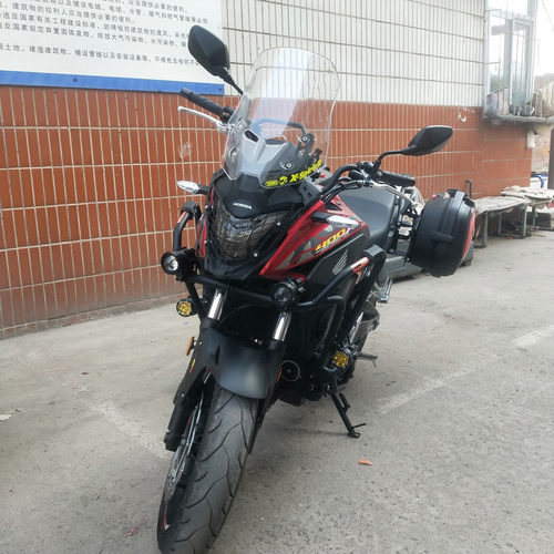 本田CB400X边箱尾架护杠挡泥板