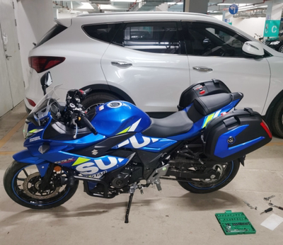 铃木gsx250边箱尾箱保险杠尾架