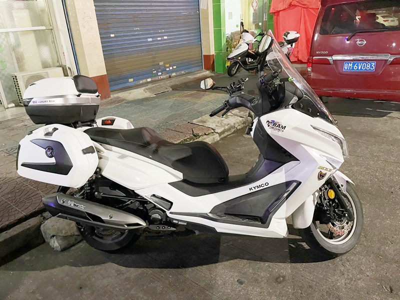 适用赛艇250/300ct250/300边箱尾箱三阳九妹z300尾架巡戈改装三箱