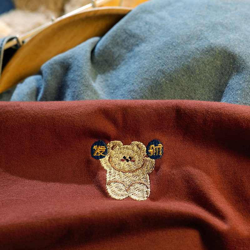 UPCH 재물이 풍부해지고 재물이 번창하고 부자가 되고 인생이 만족스러울 것입니다. 내셔널트렌드 자수캐주얼탑