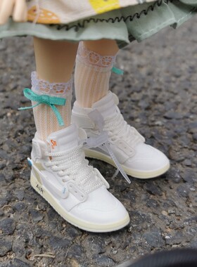 BJD8分野蛮宝贝Blythe小布原素体azone怪高ob24/27兵人高帮运动鞋